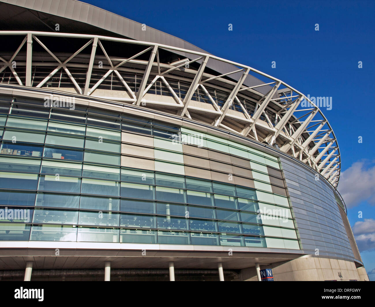 Detail of Wembley Stadium, London Borough of Brent, London, England, United Kingdom Stock Photo