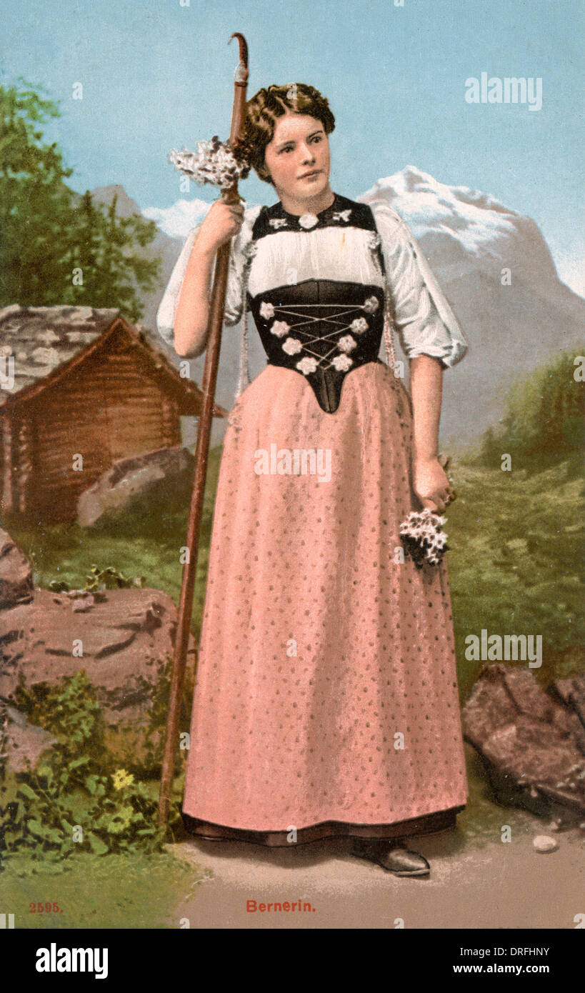 Swiss girl traditional dress hi-res stock photography and images - Alamy