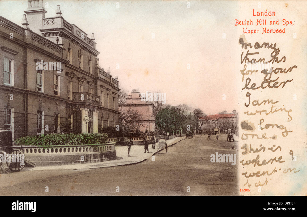 Beulah Hill and Spa - Upper Norwood, London Stock Photo