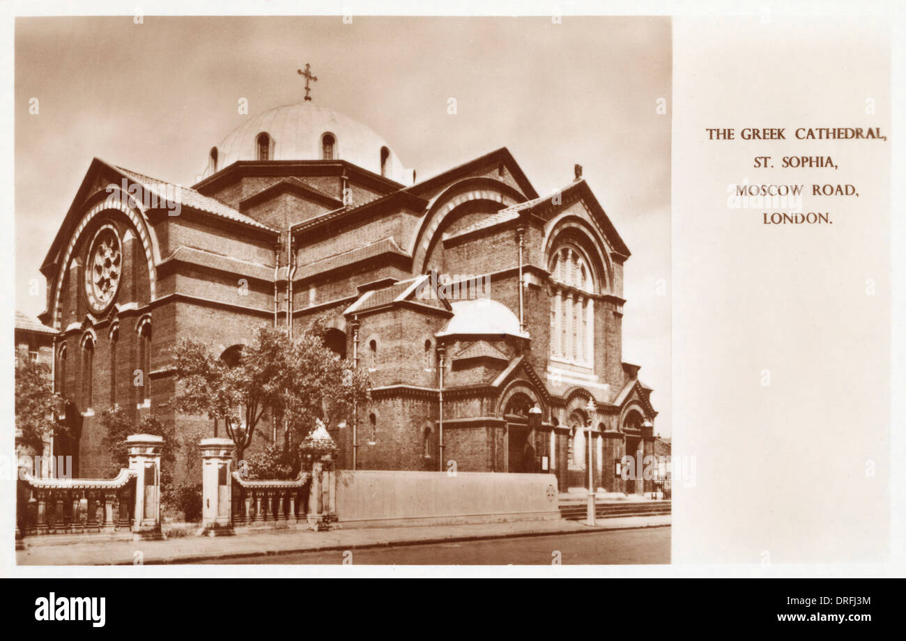 The Greek Cathedral, St. Sophia, London Stock Photo Alamy