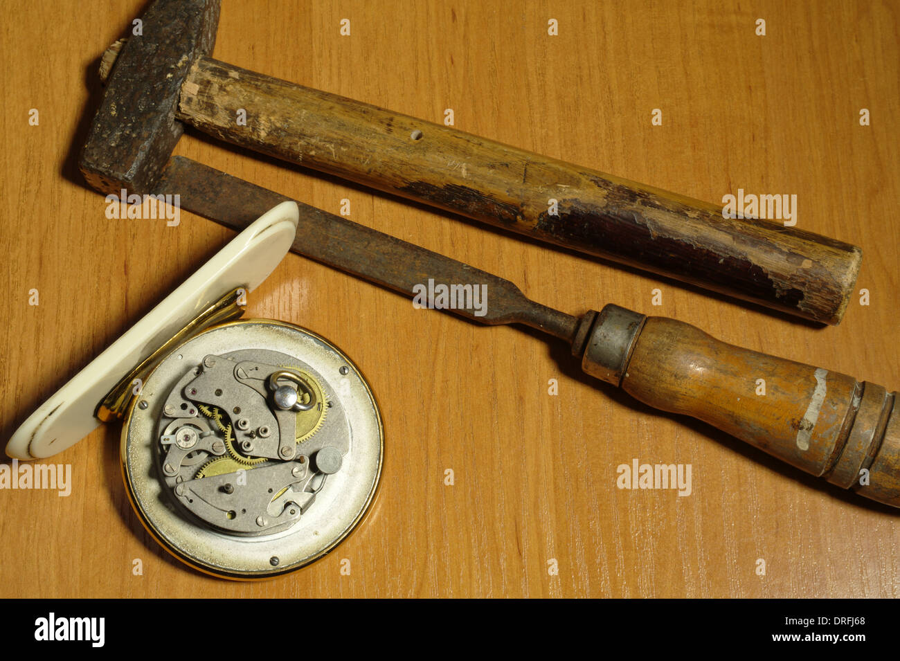 clock repair set Stock Photo Alamy