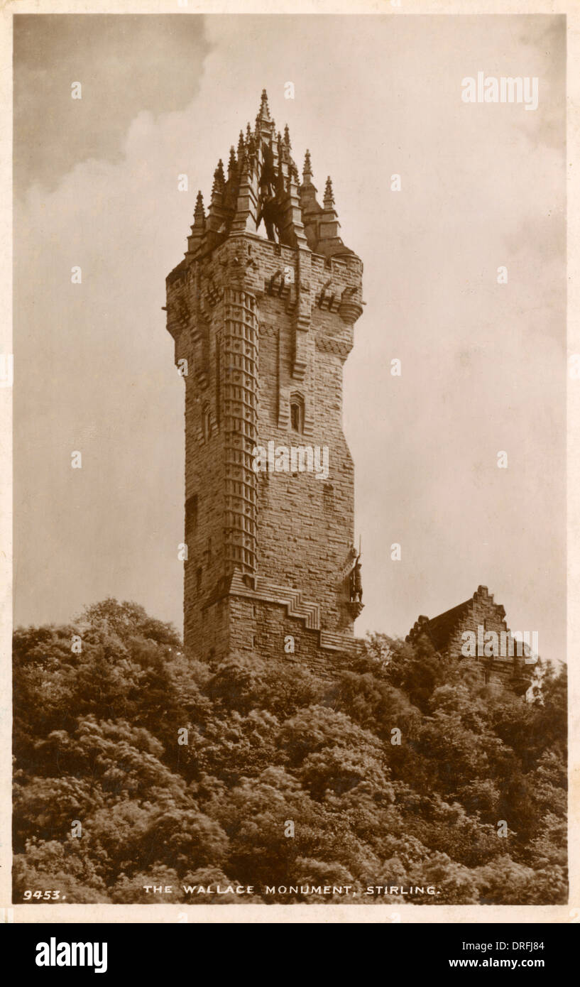 The Wallace Monument, Stirling, Scotland Stock Photo