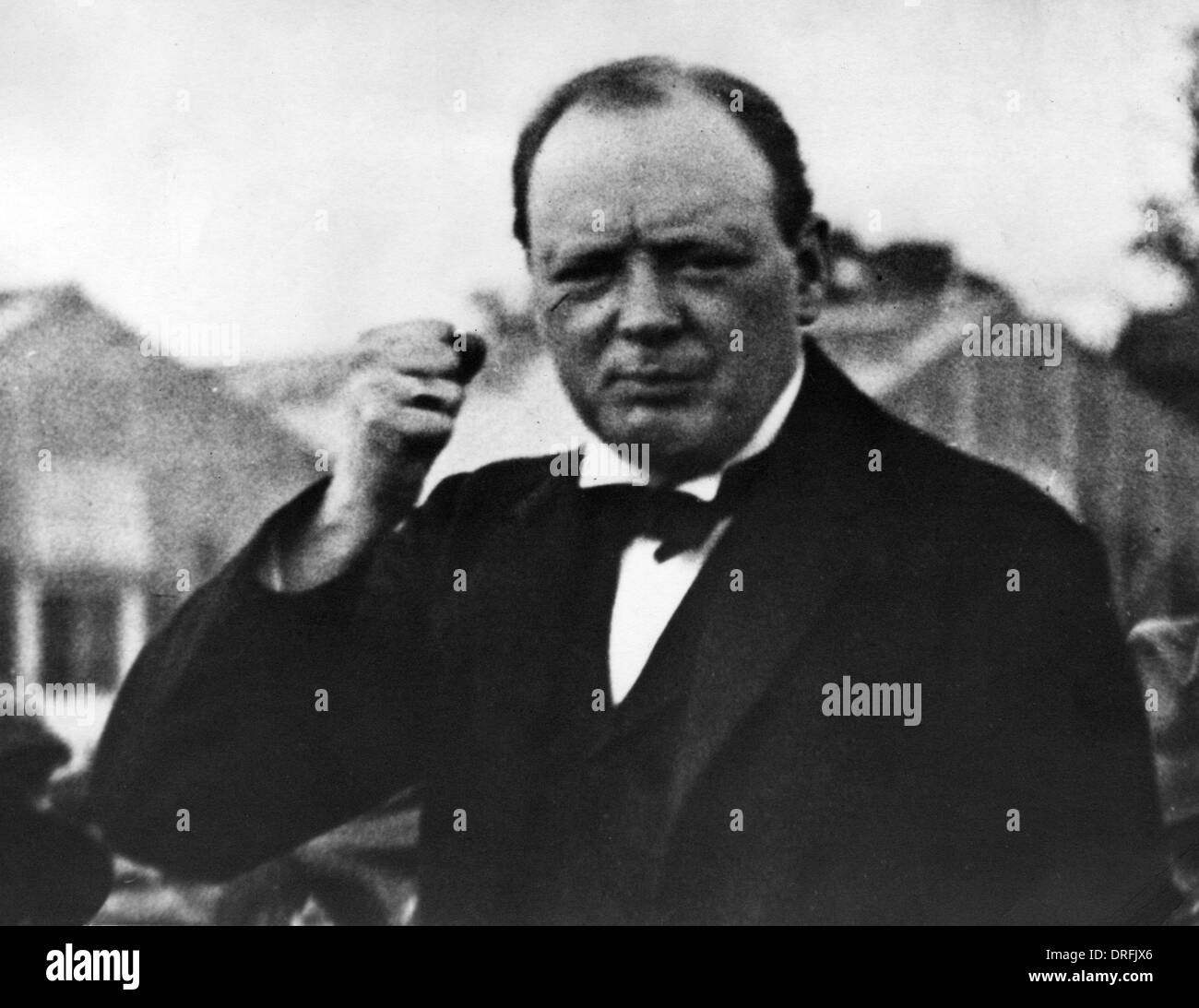 Winston Churchill at Chelmsford, Essex Stock Photo