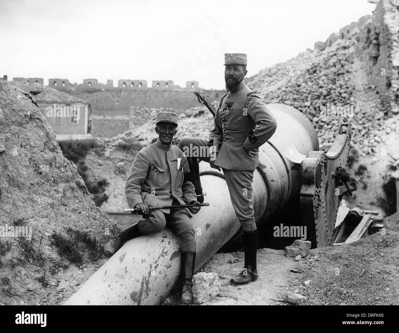 General Gouraud and General Bailloud, Turkey Stock Photo