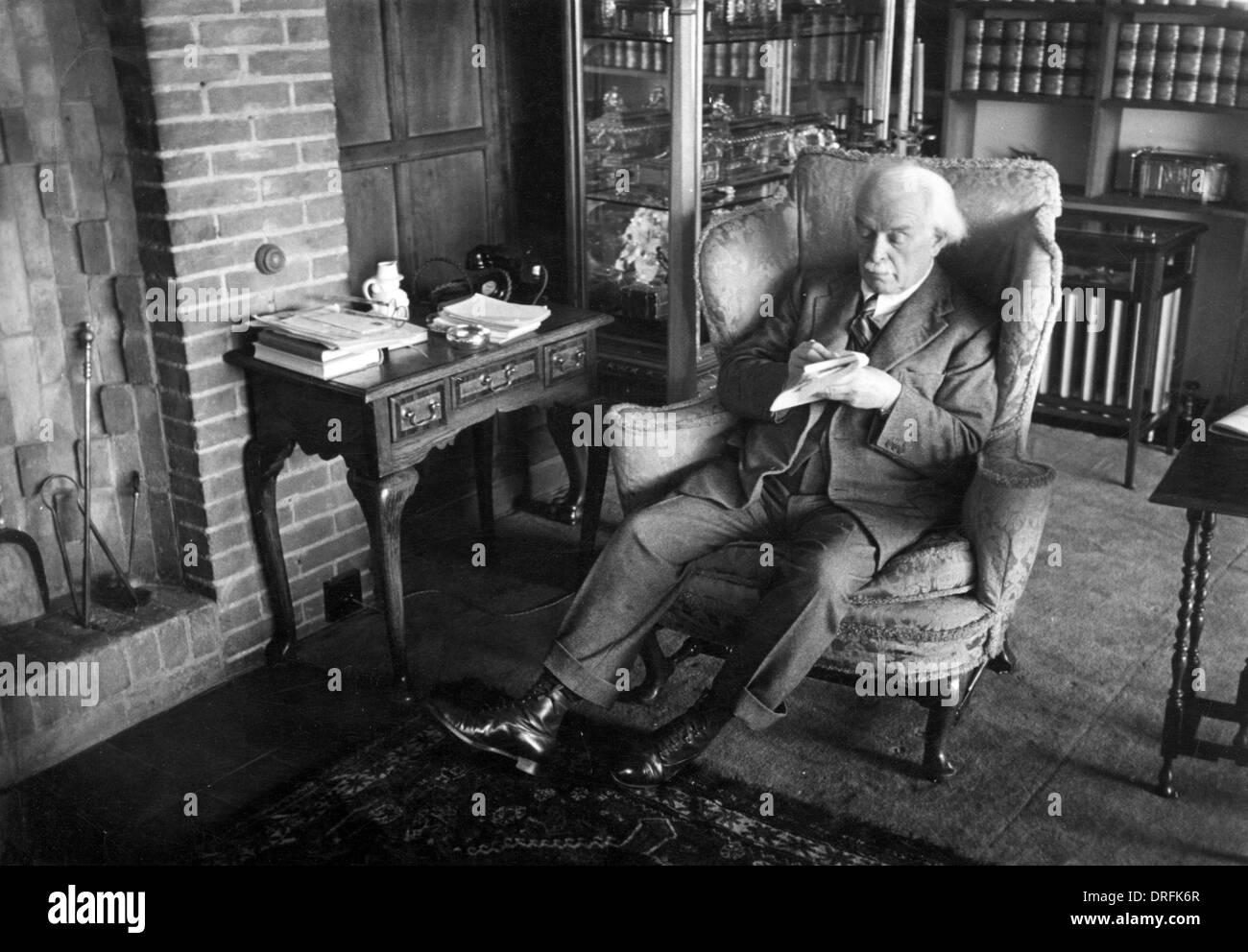 David Lloyd George, British Prime Minister Stock Photo