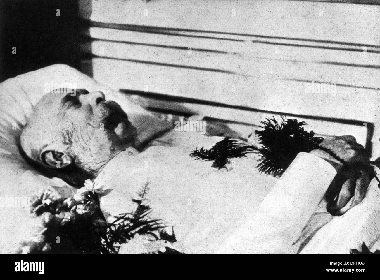 Kaiser Franz Josef I, Emperor of Austria, lying in state Stock Photo