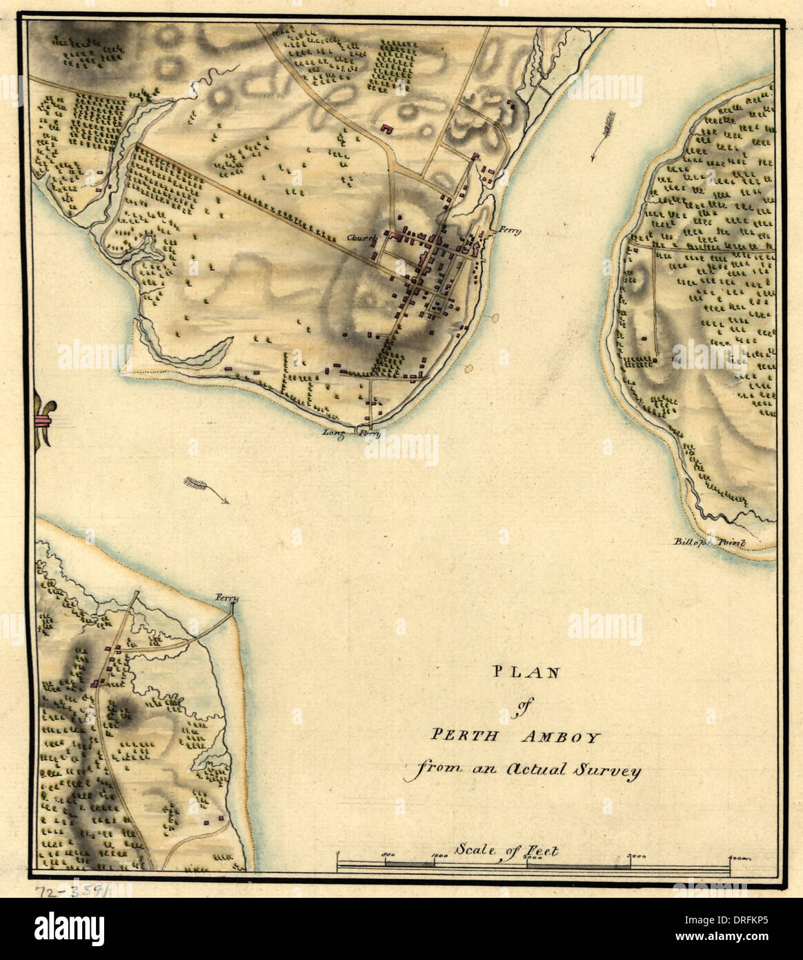 Map of perth amboy hires stock photography and images Alamy