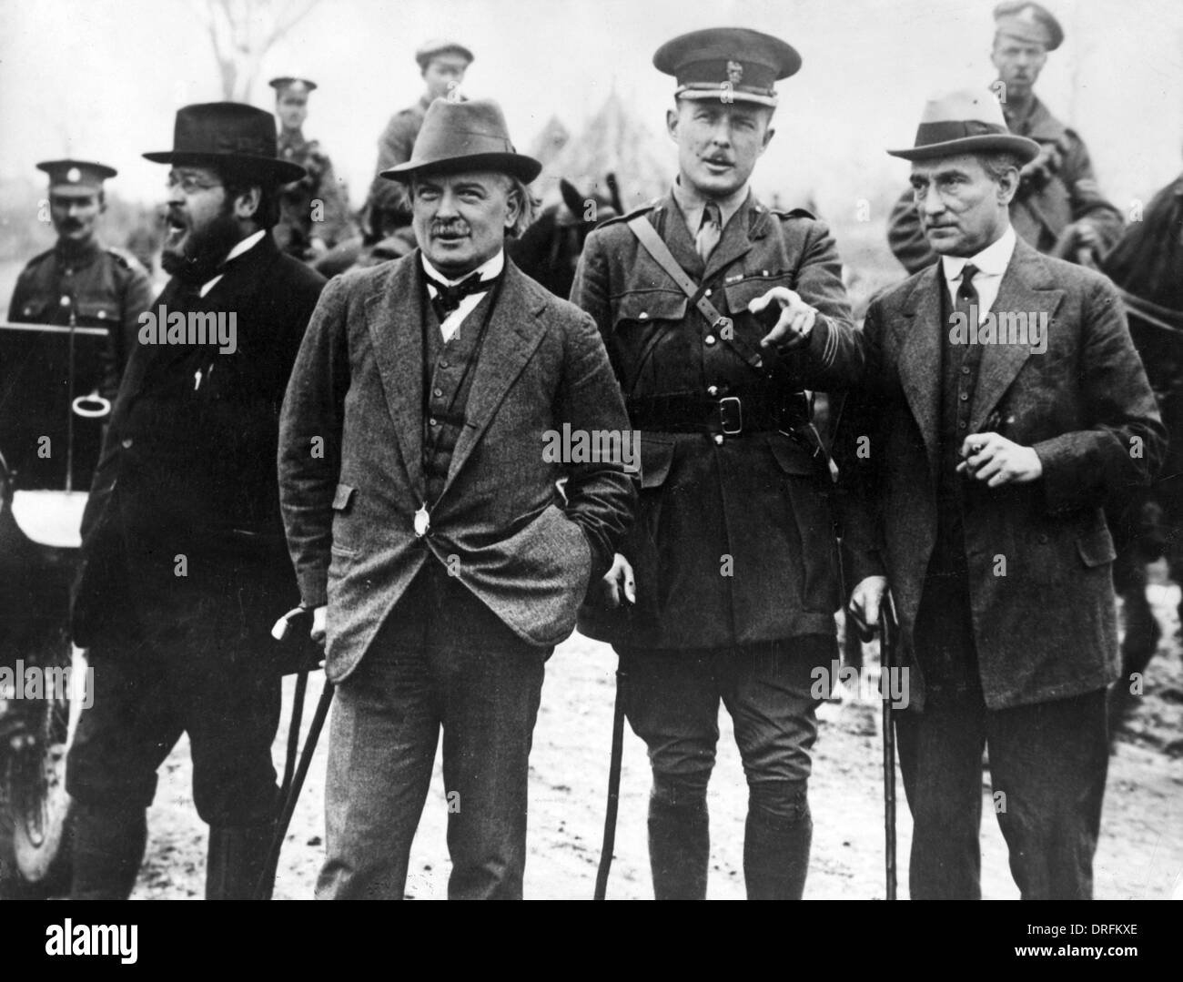 David Lloyd George, British Prime Minister, WW1 Stock Photo