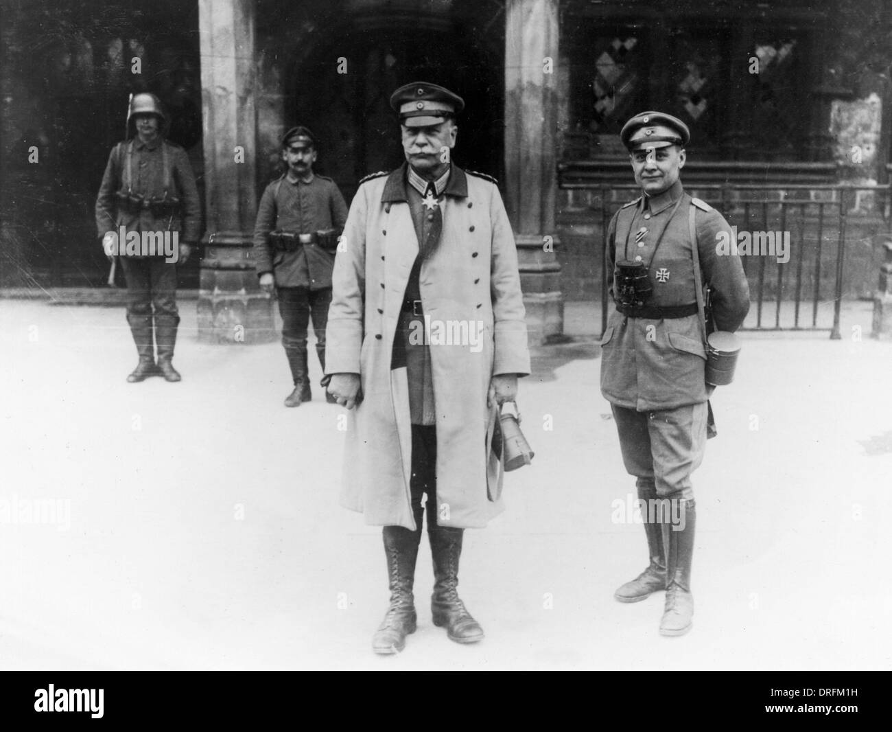 General von der Marwitz, Prussian cavalry officer, WW1 Stock Photo