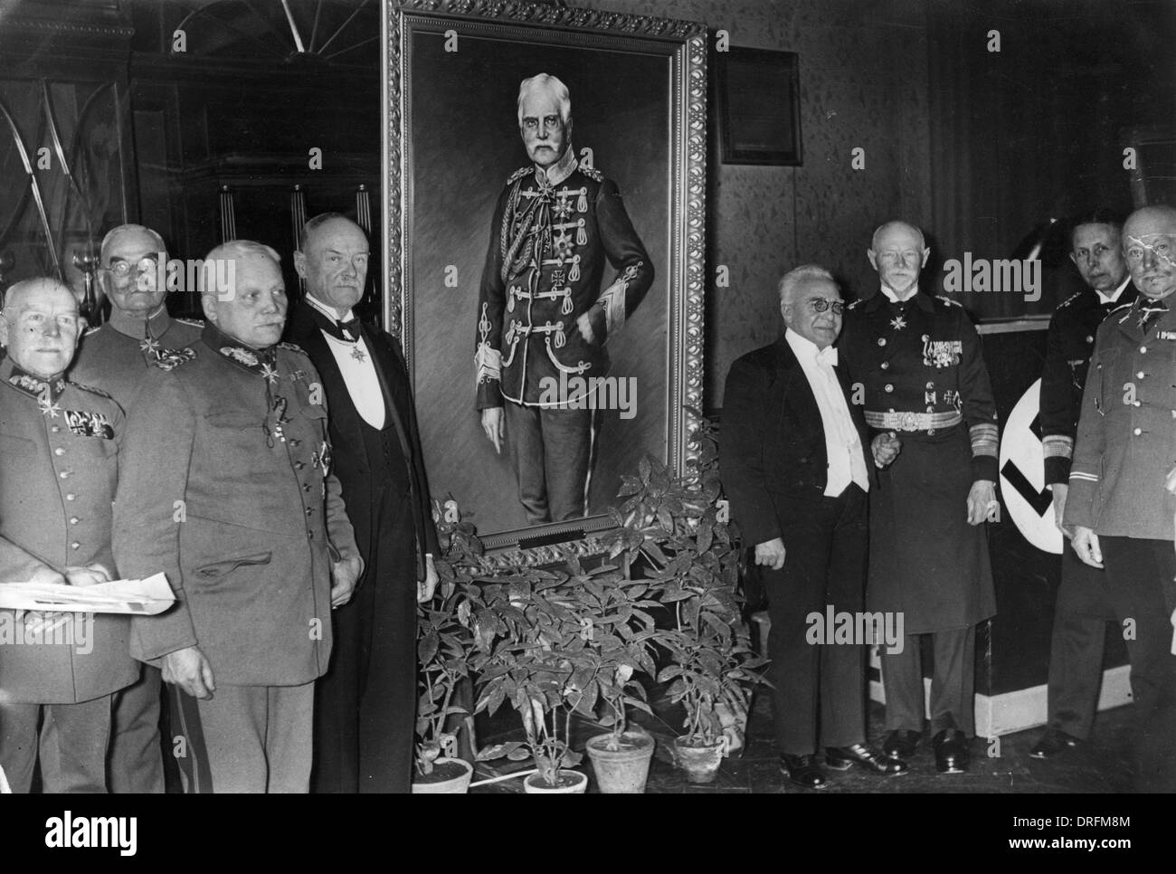 Field Marshal von Mackensen portrait presentation Stock Photo