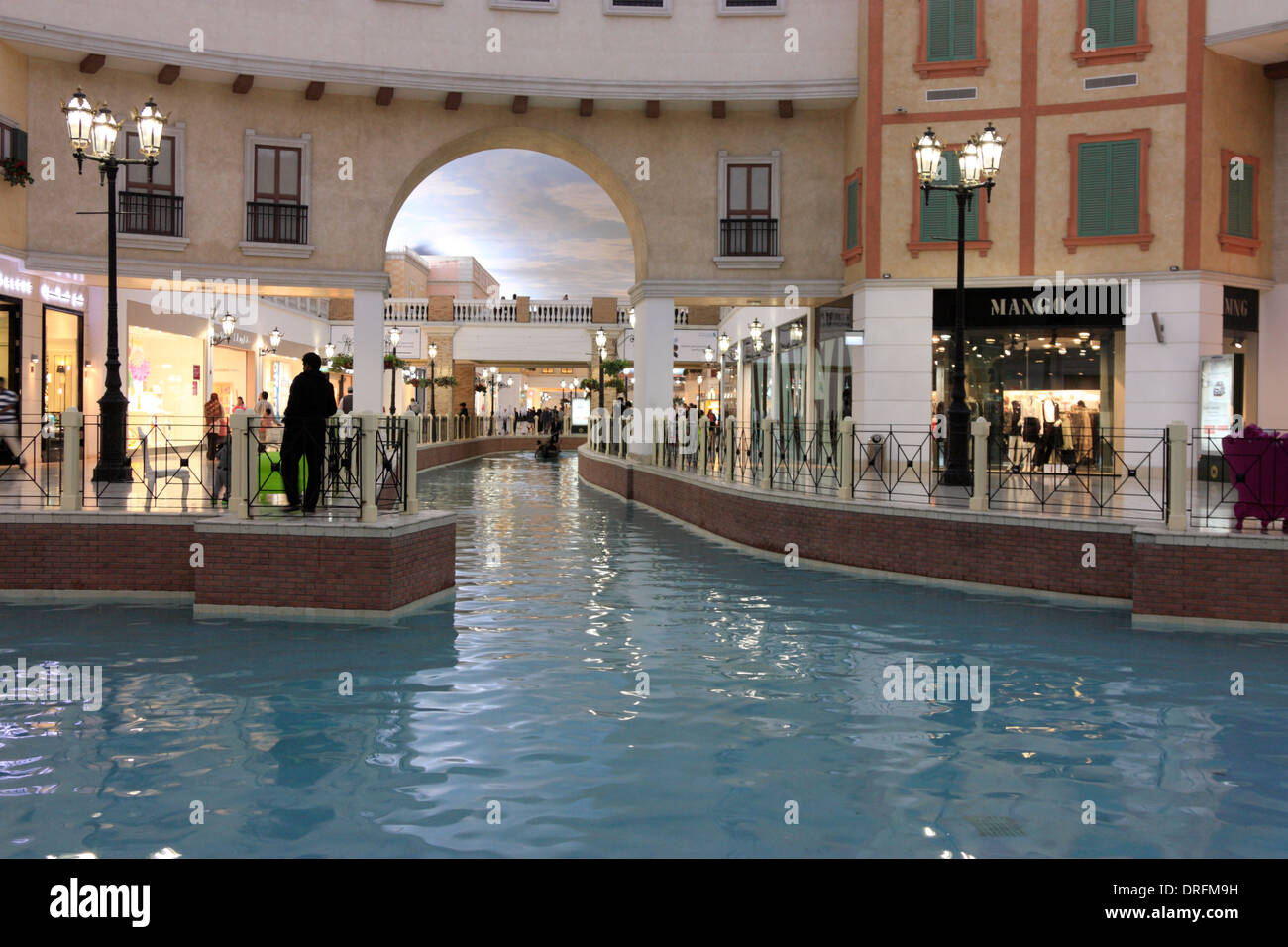 Inside the Villaggio Shopping Mall, Doha, Qatar Stock Photo