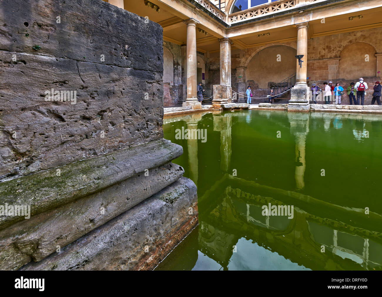 The Roman Baths complex is a site of historical interest in the English