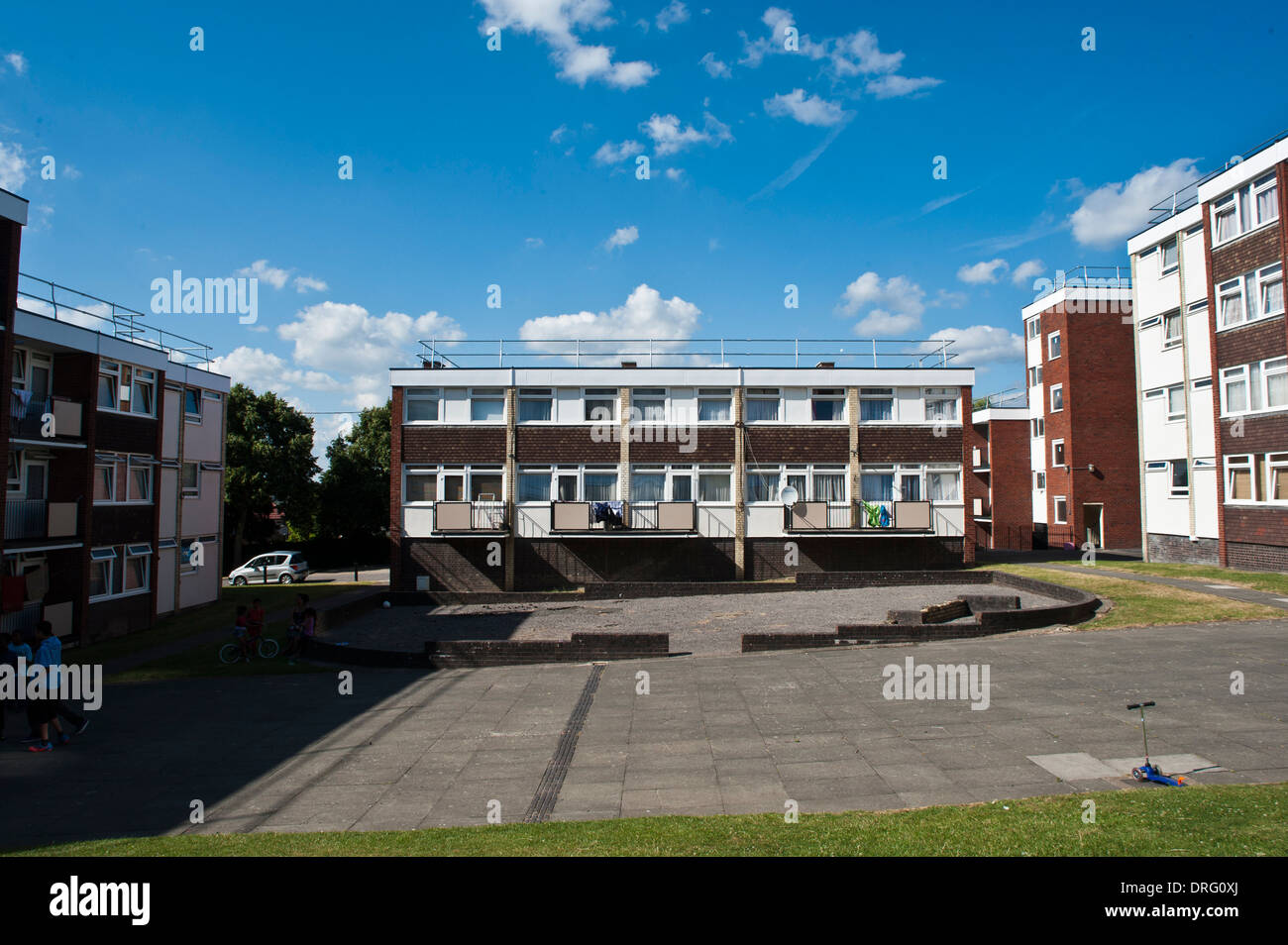 Brent Housing Association block of flats in Wembley, north west london