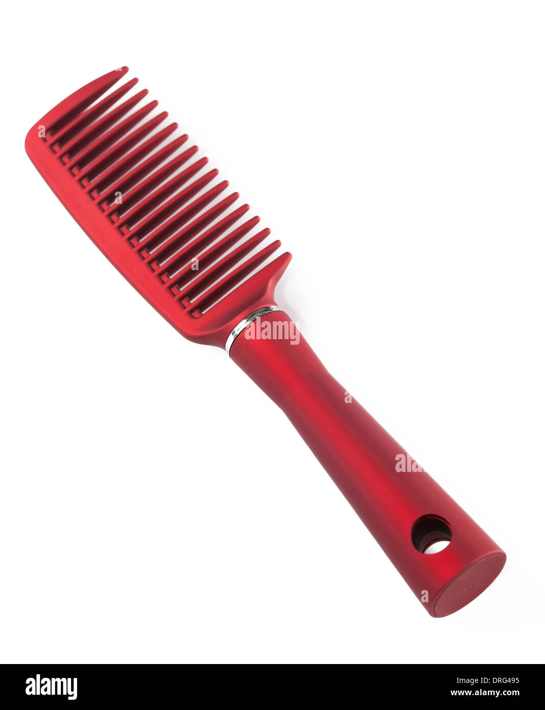 Red comb isolated on the white background Stock Photo