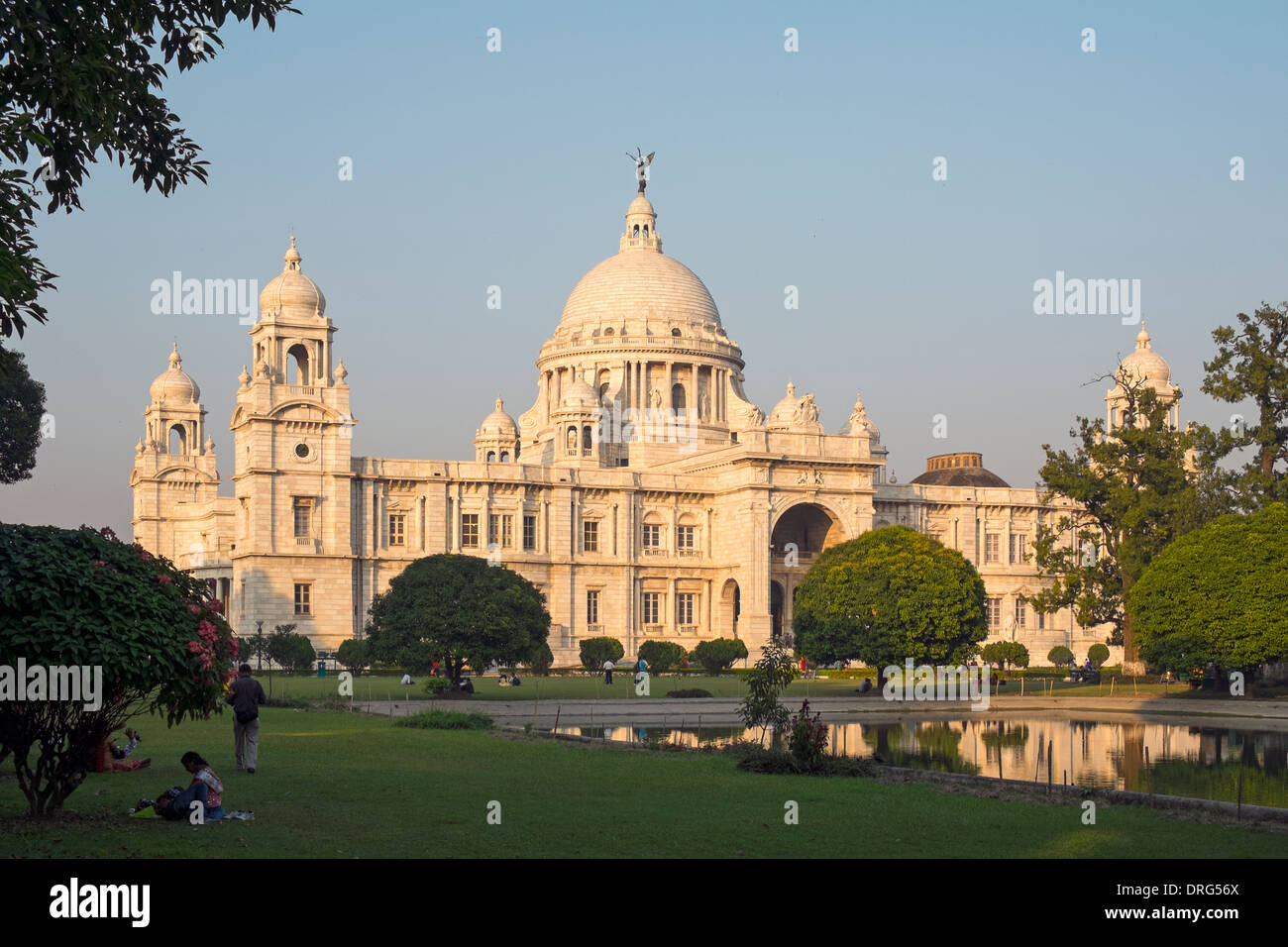 India, West Bengal, Kolkata, Victoria Memorial Stock Photo