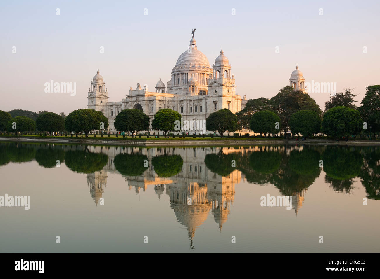 India, West Bengal, Kolkata, Victoria Memorial Stock Photo