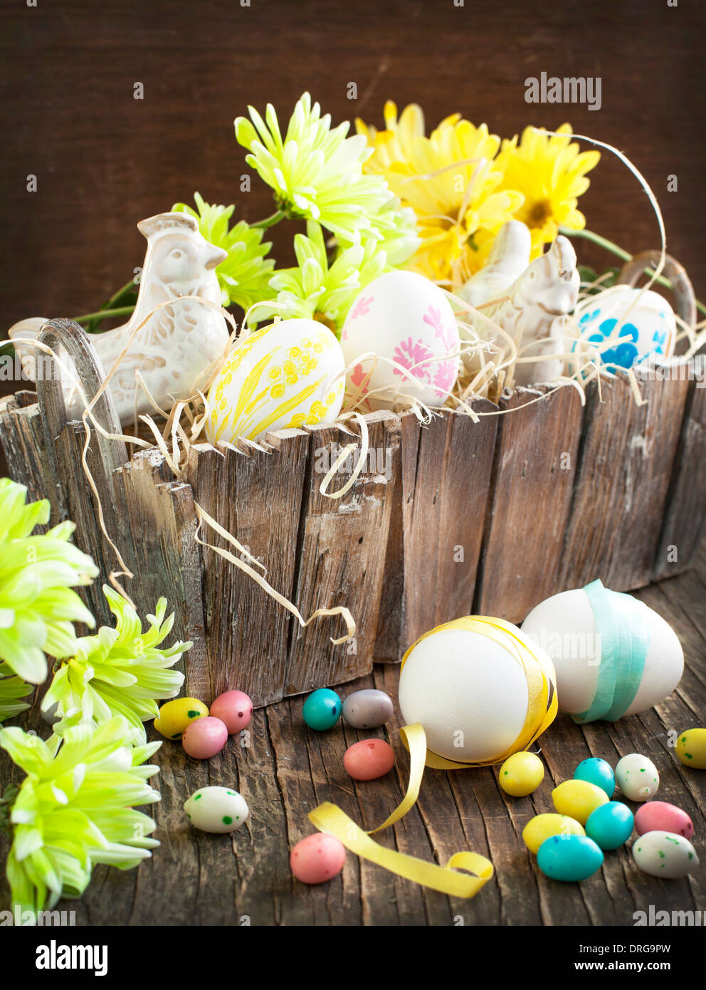 Decoration easter eggs Stock Photo Alamy