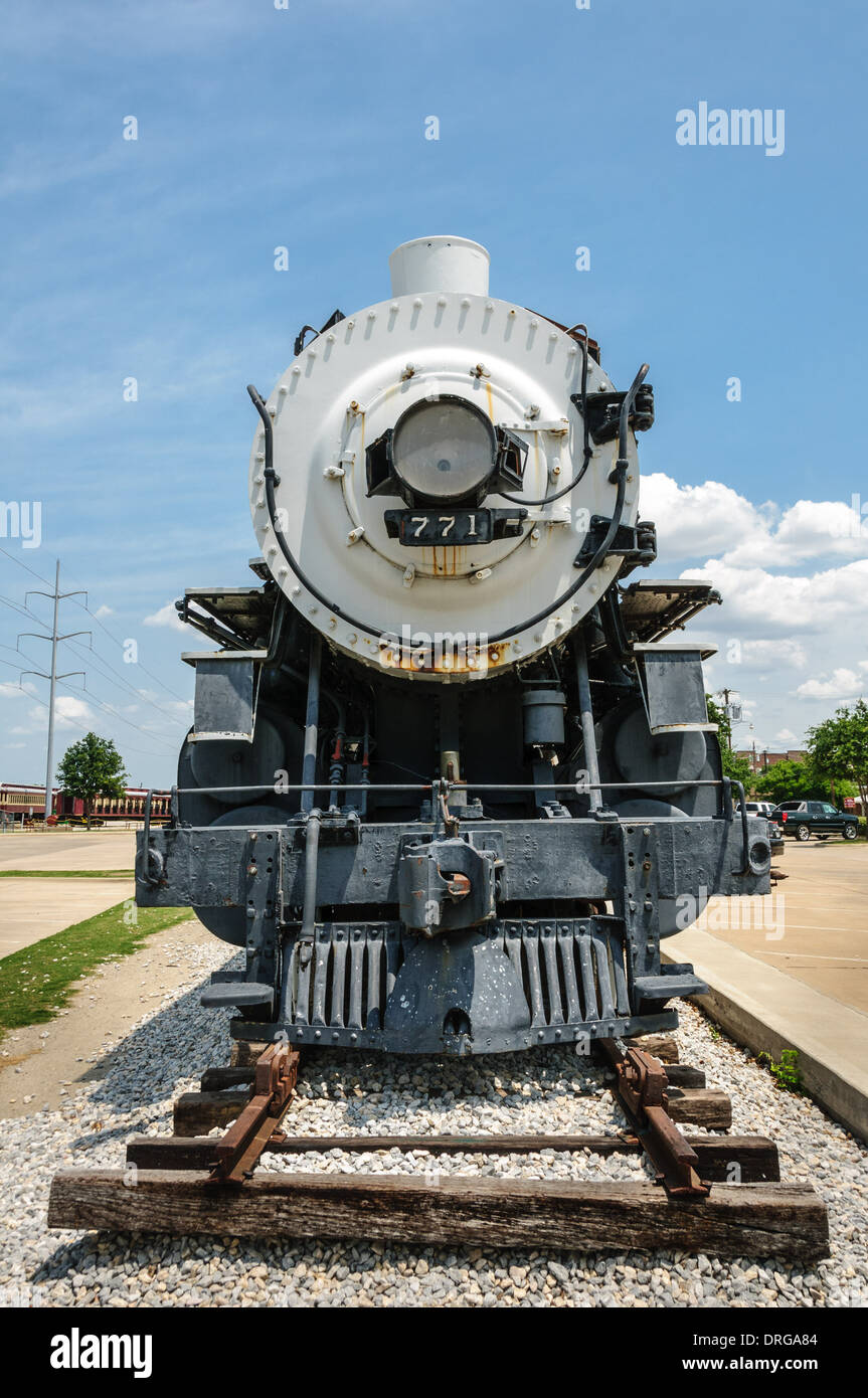 Southern Pacific Class MK-5 No 771, Static display, Grapevine Vintage Railroad, Grapevine, Texas Stock Photo