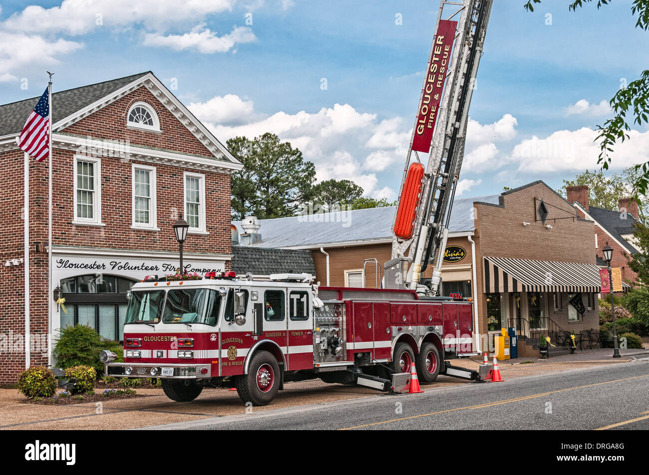 Gloucester Volunteer Fire & Rescue Station 1, 6595 Main Street Stock