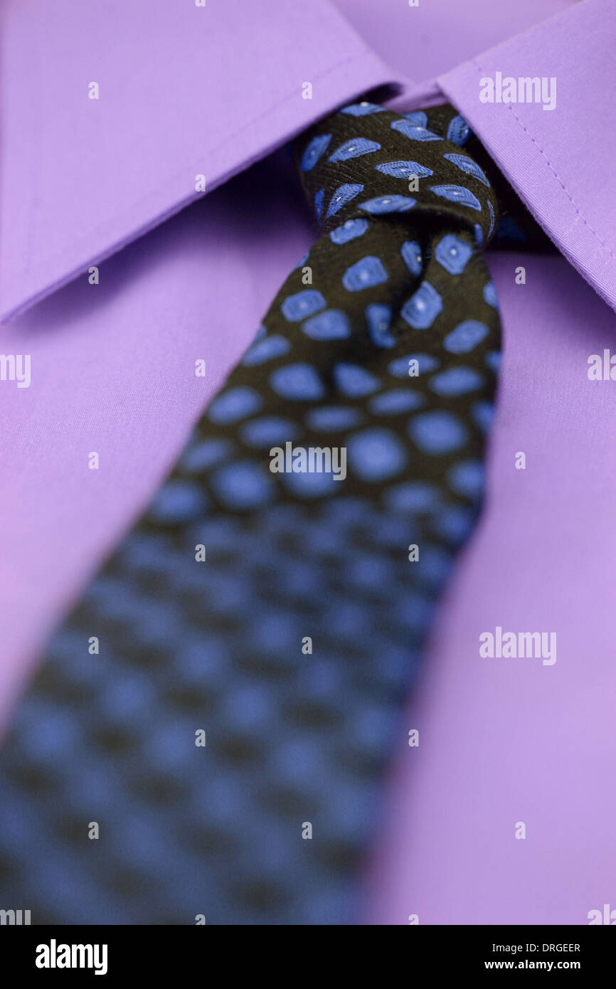mens purple shirt and tie