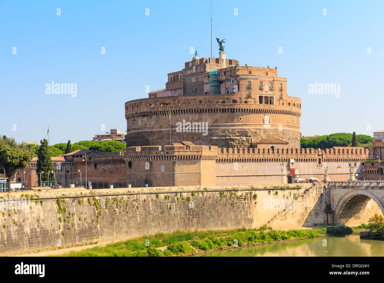 The Mausoleum of Hadrian, Castel Sant Angelo, Rome, Italy Stock Photo