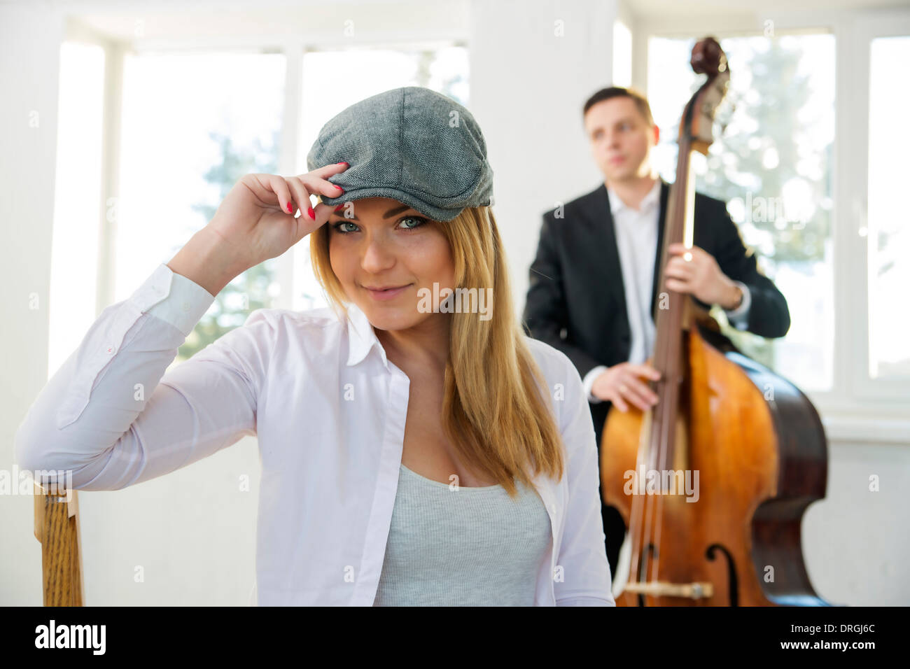 Grey hat hi-res stock photography and images - Alamy