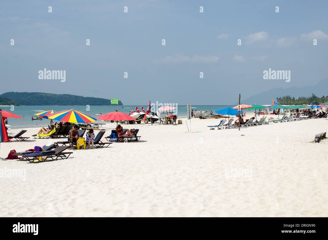 The Beach At Pantai Cenang Langkawi Kedah Malaysia Stock Photo Alamy