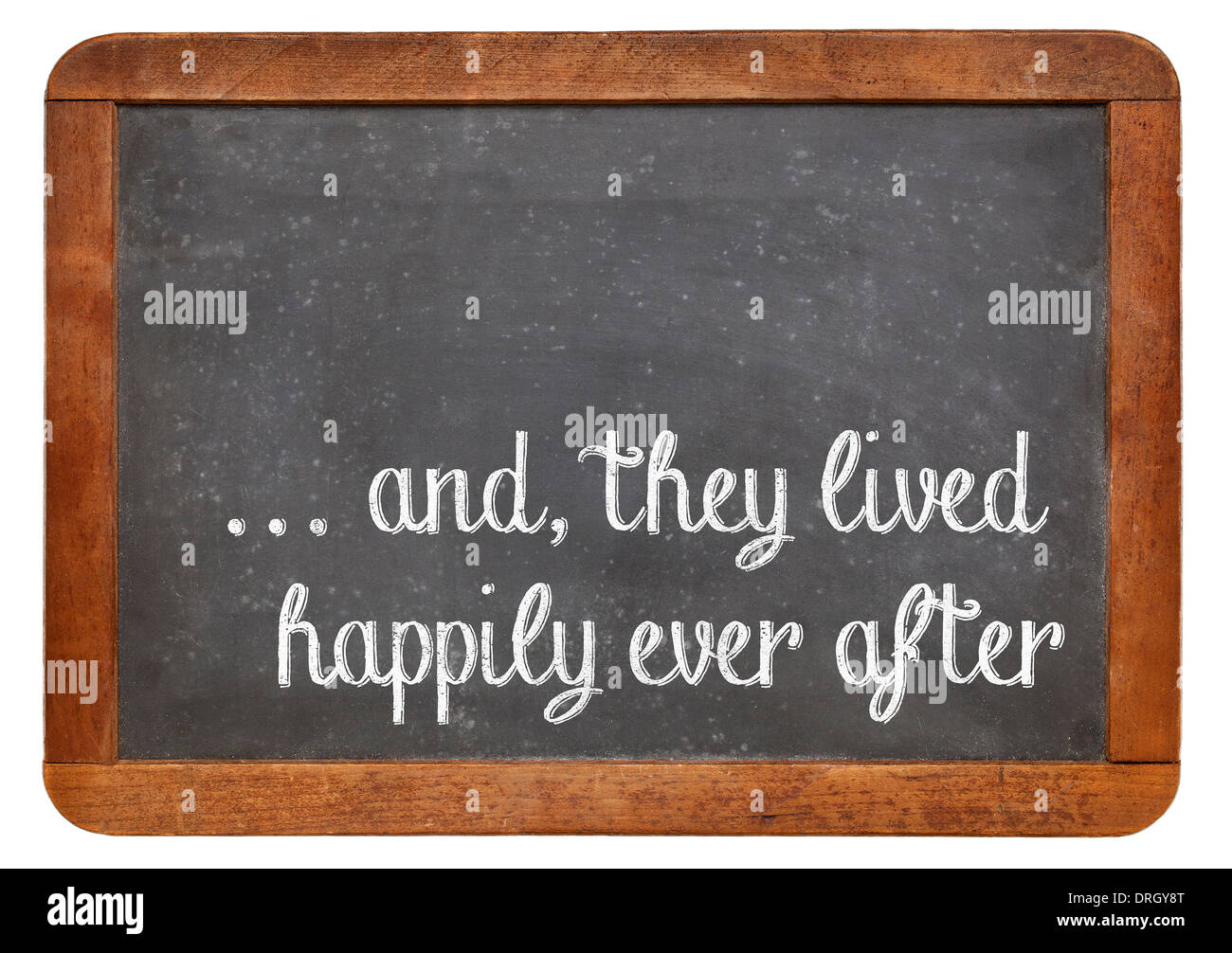 And They Lived Happily Ever After Cut Out Stock Images Pictures Alamy