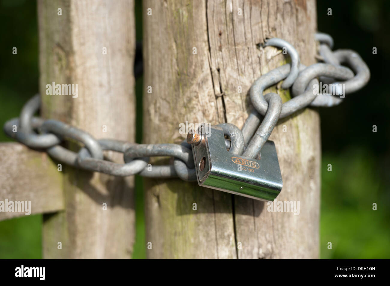 heavy duty chain and padlock