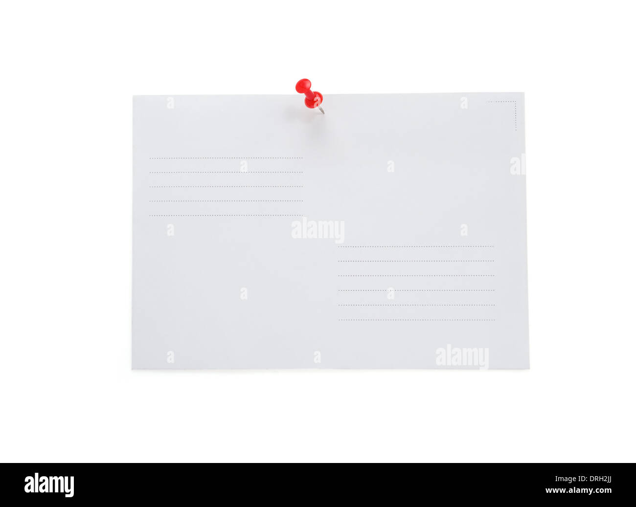 paper envelope isolated on white background Stock Photo