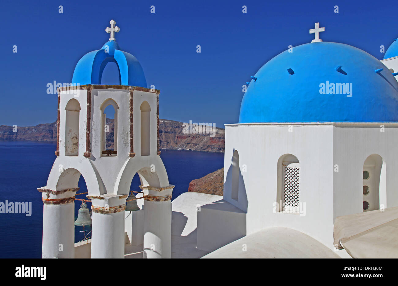 Santorini in Greece Stock Photo - Alamy