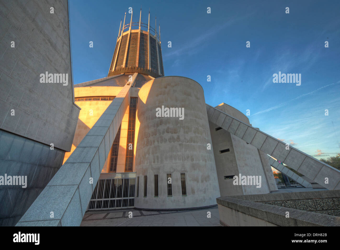 Liverpool Catholic Metropolitan Cathedral of Christ The King , England UK Stock Photo