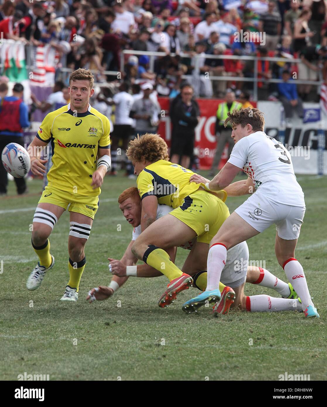 Las Vegas, Nevada, USA. 26th Jan, 2014. England Rugby team plays