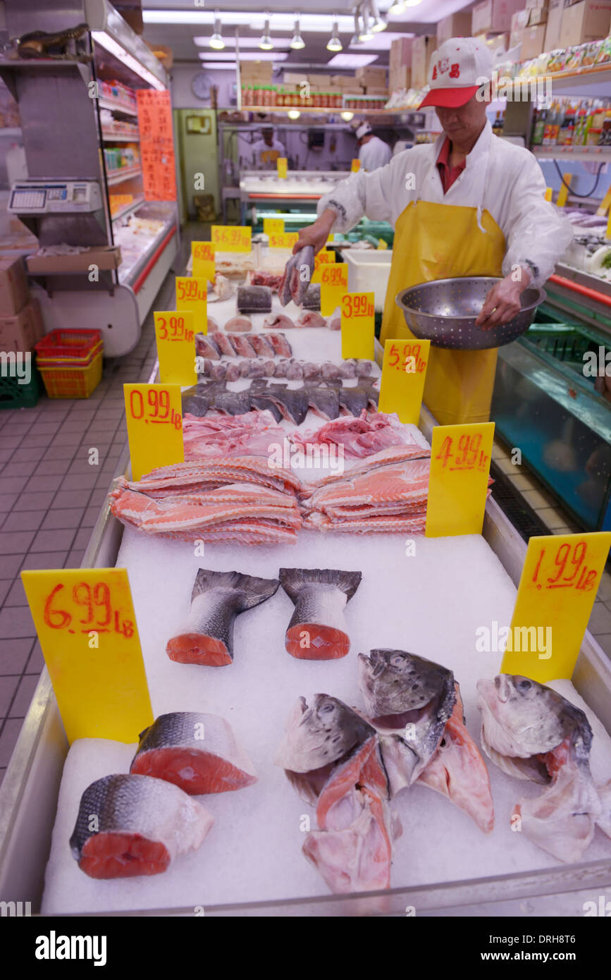 Large plastic fish on roof of grocery store in Hokkaido Japan Stock Photo -  Alamy