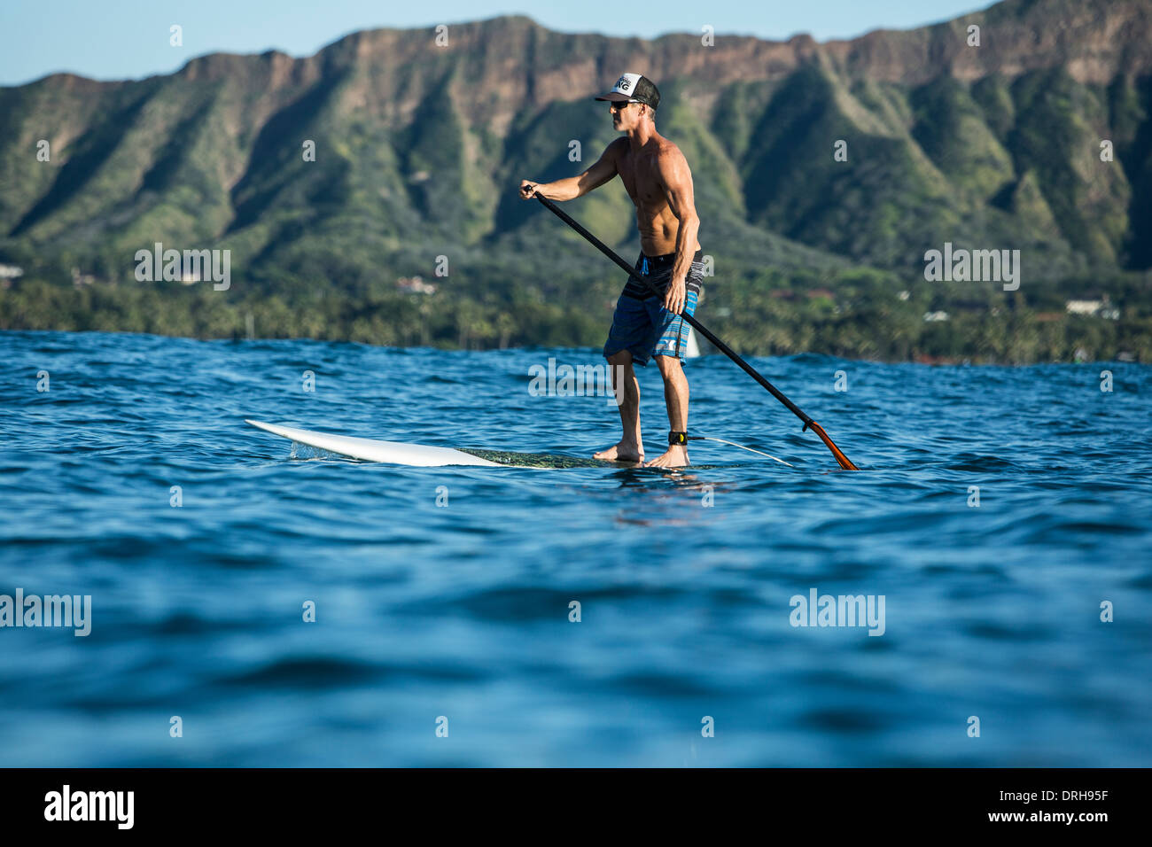 Hawaii Honolulu SUP Stand up Paddle board Waikiki Beach board ocean
