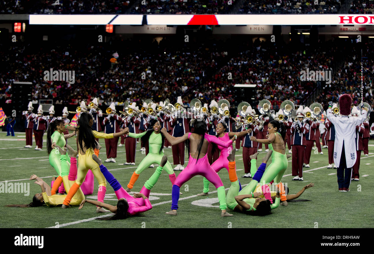 Atlanta, USA. 25th Jan, 2014. The Marching 101 from South
