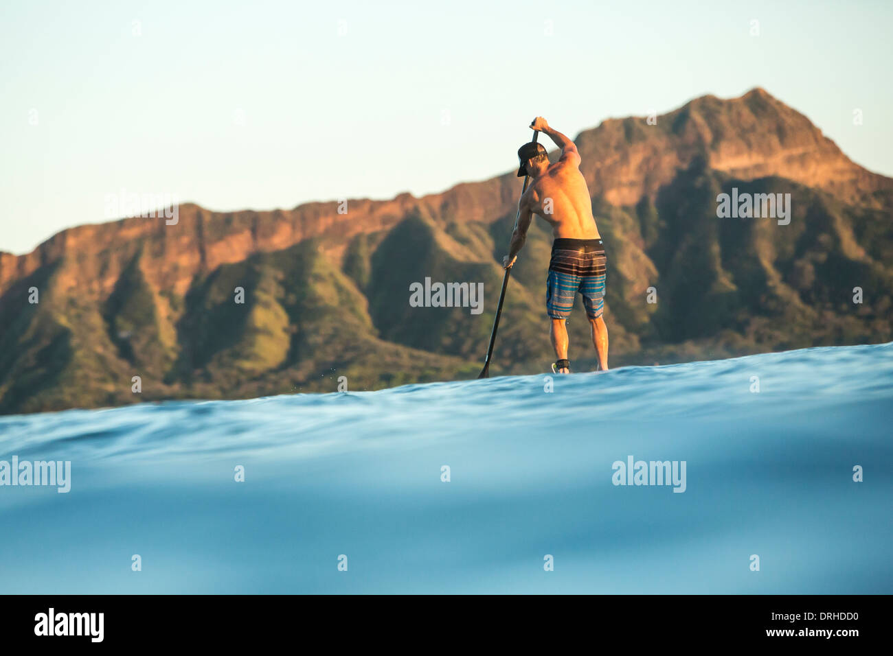 Hawaii Honolulu SUP Stand up Paddle board Waikiki Beach board ocean
