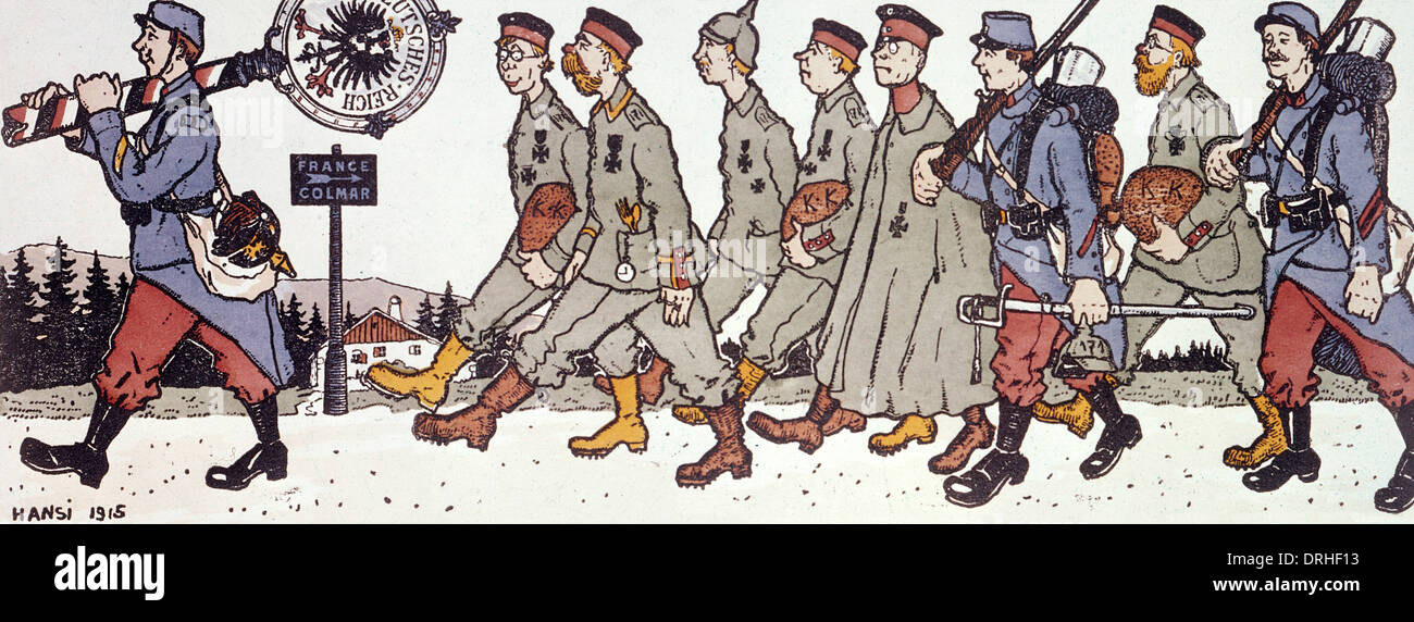 Ww1 cartoon hi-res stock photography and images - Alamy