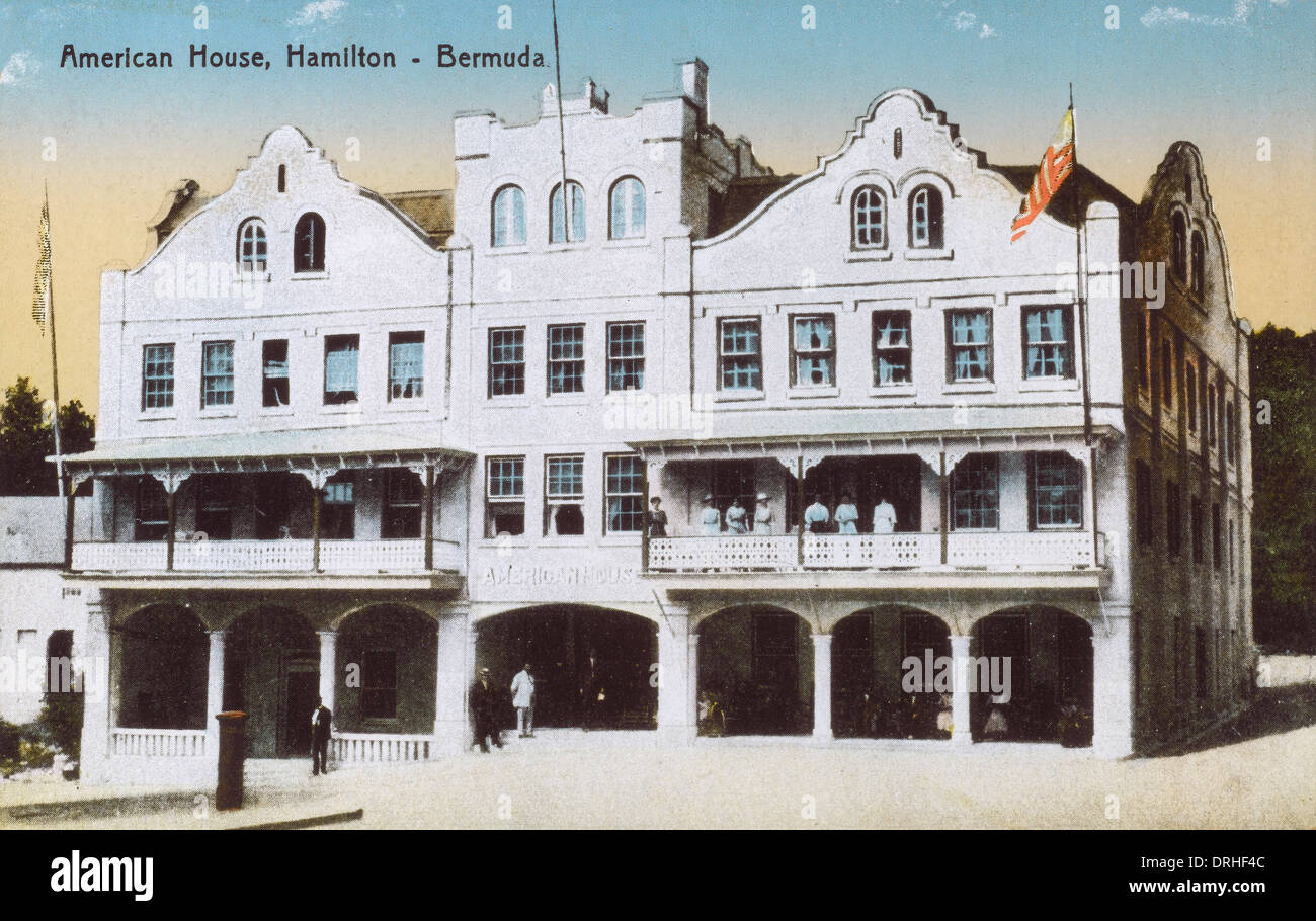 Bermuda - Hamilton - The American House Hotel Stock Photo