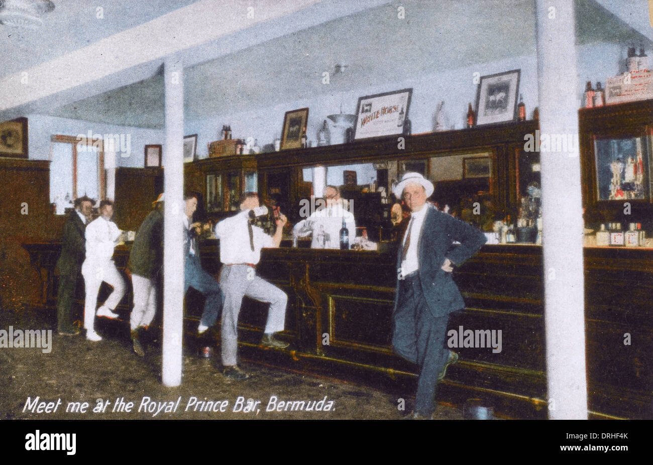 The Royal Prince Bar, Bermuda Stock Photo Alamy