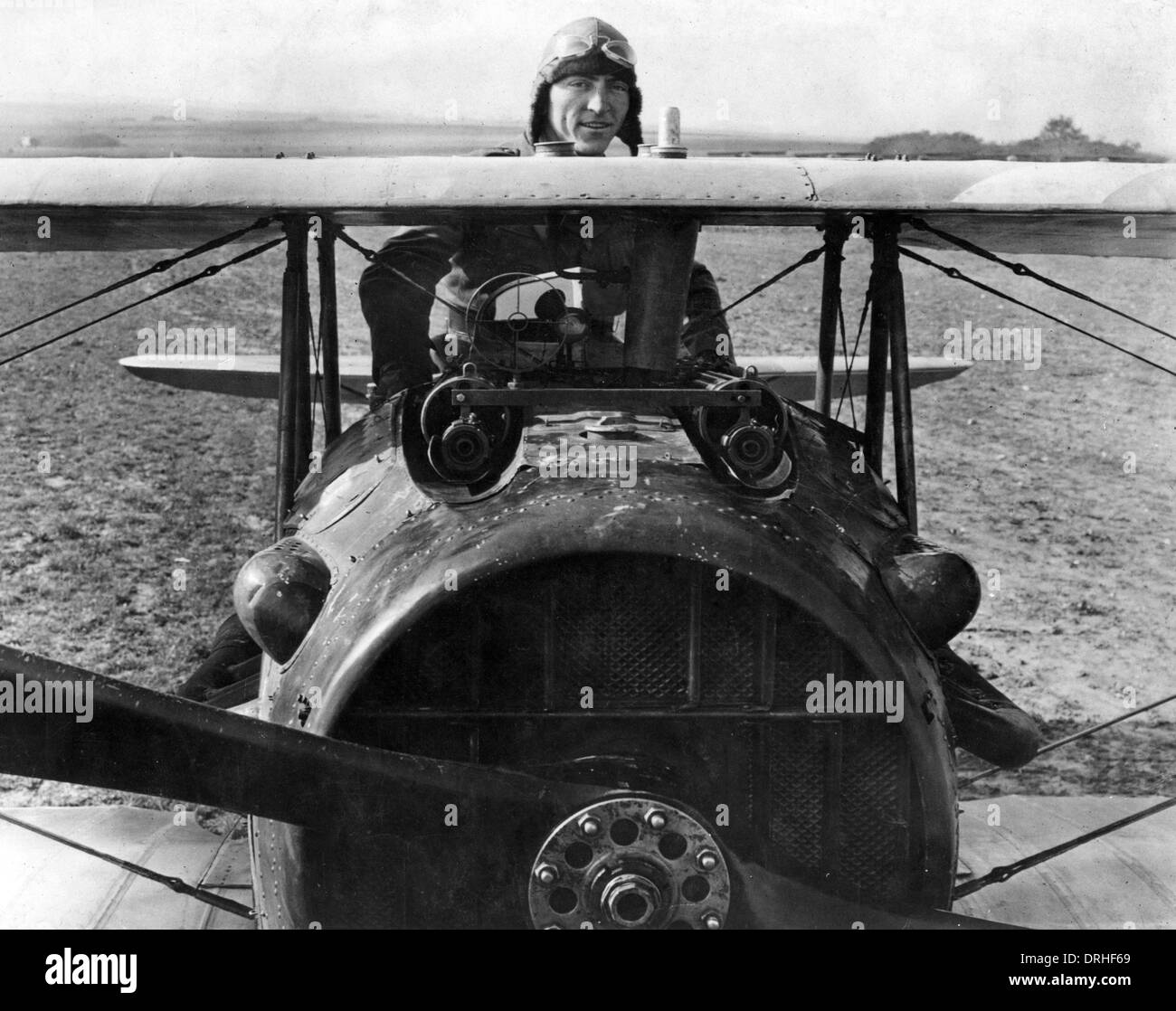 Eddie Rickenbacker, American fighter pilot, WW1 Stock Photo