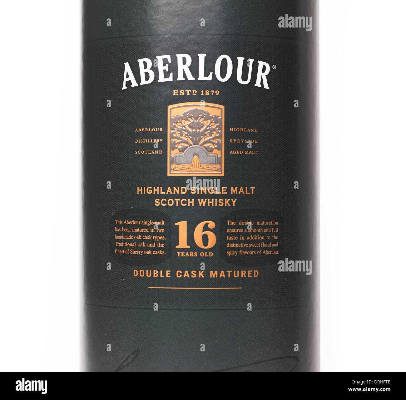 Aberlour 16 years old Scotch Whisky carton Stock Photo - Alamy