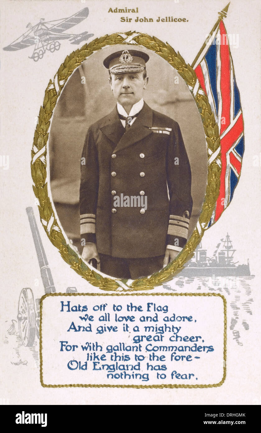 Admiral Sir John Jellicoe - British Royal Navy - WWI Stock Photo