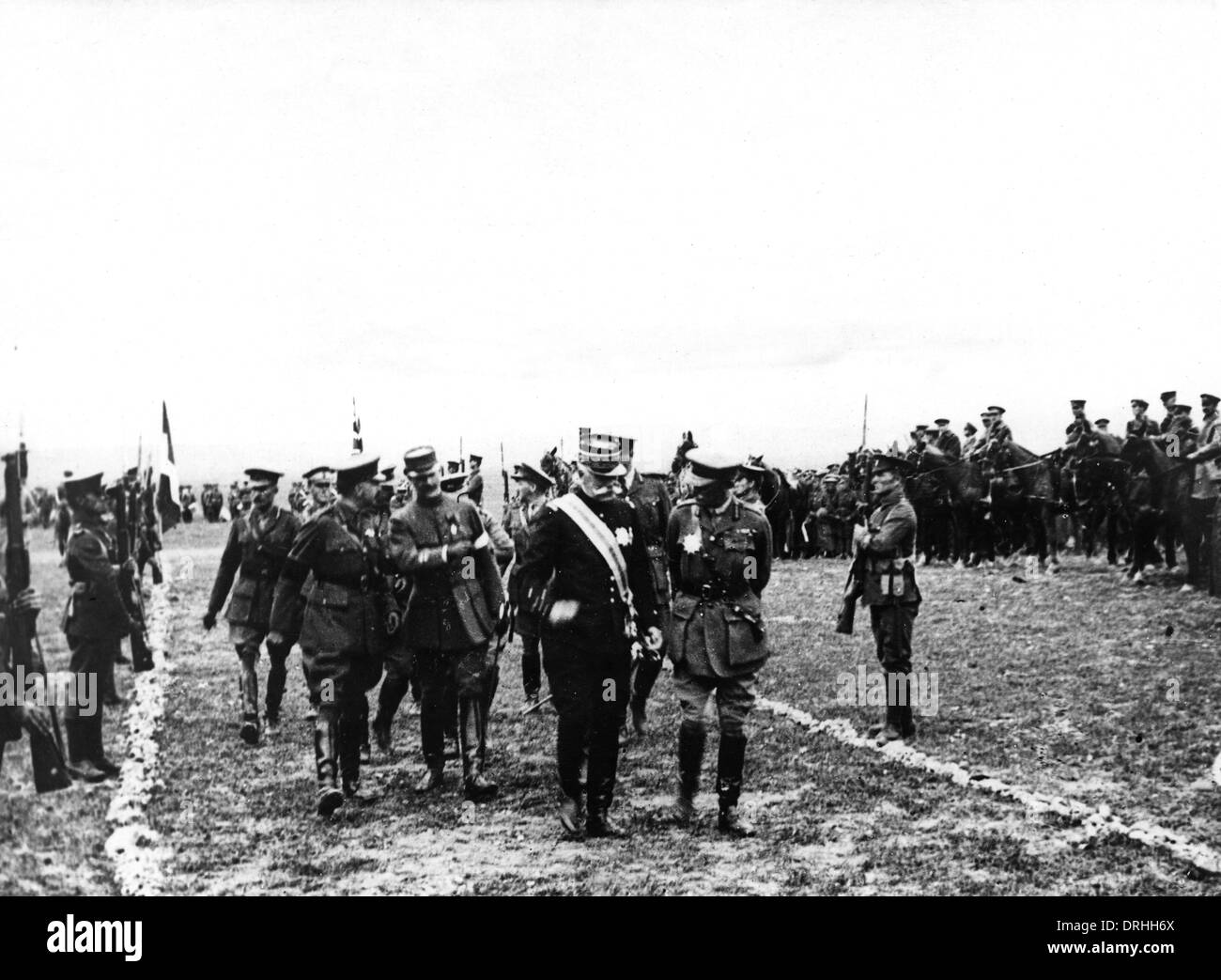 General Sarrail and General Mahon - Macedonia Stock Photo