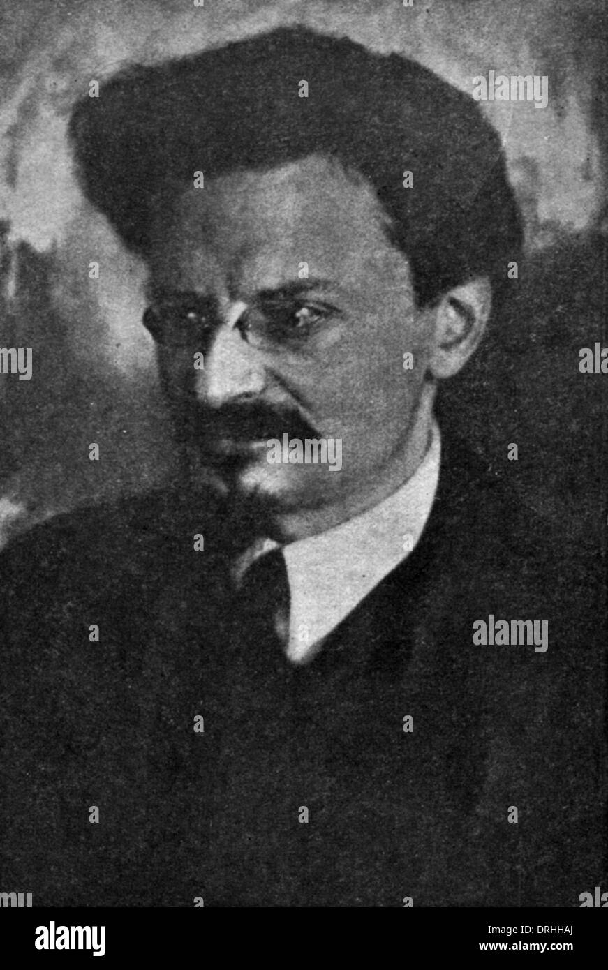 Portrait photograph of Leon Trotsky Stock Photo