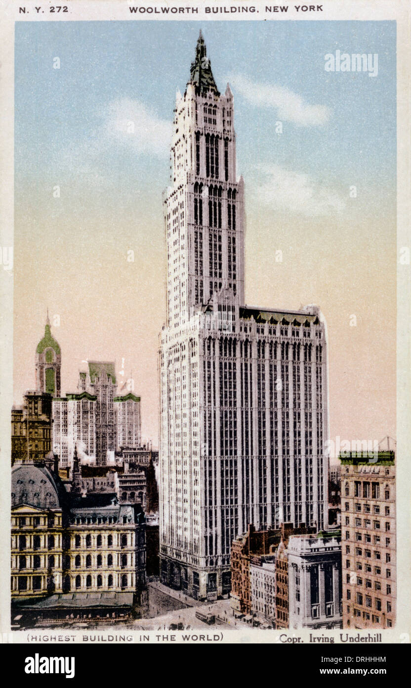 The Woolworth Building, New York Stock Photo