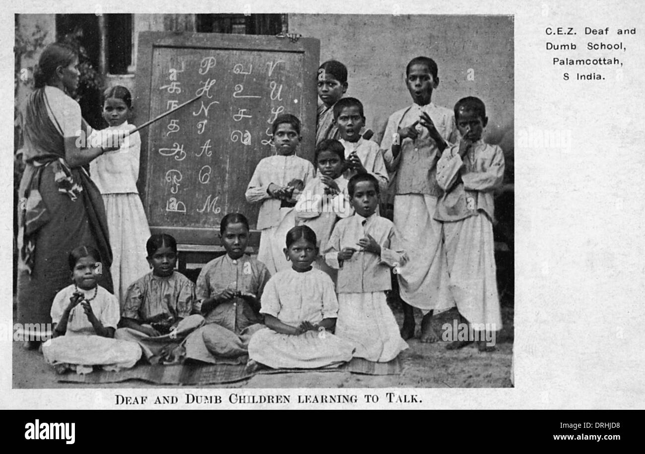 Deaf and Dumb School, Palayamkottai, India Stock Photo