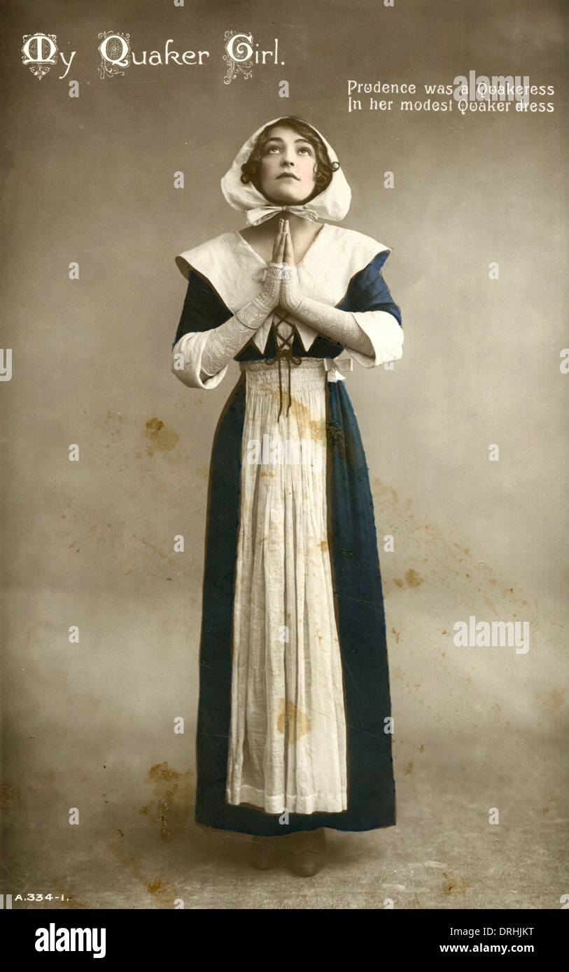 My Quaker Girl Stock Photo Alamy