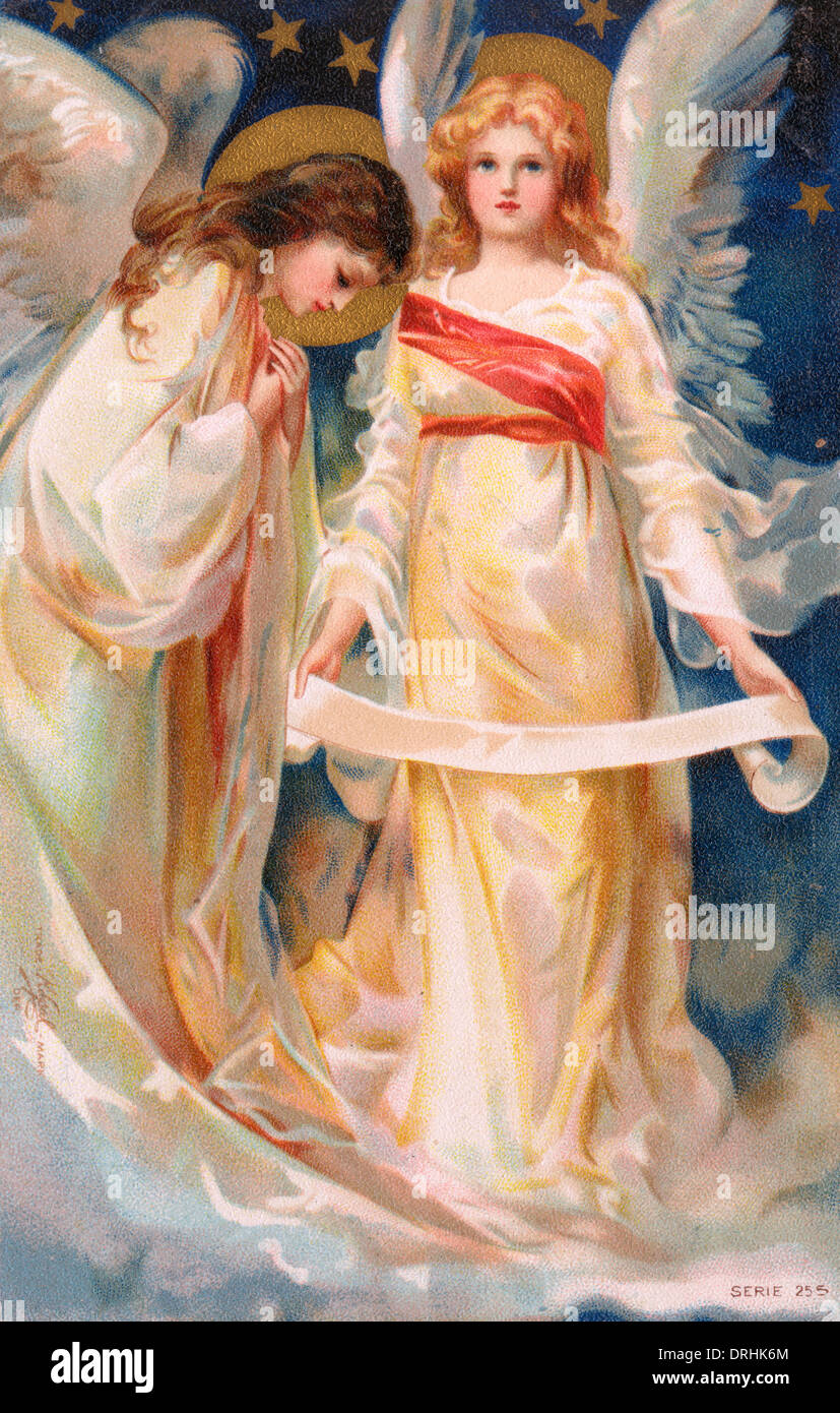 A Pair Of Angels Stock Photo Alamy