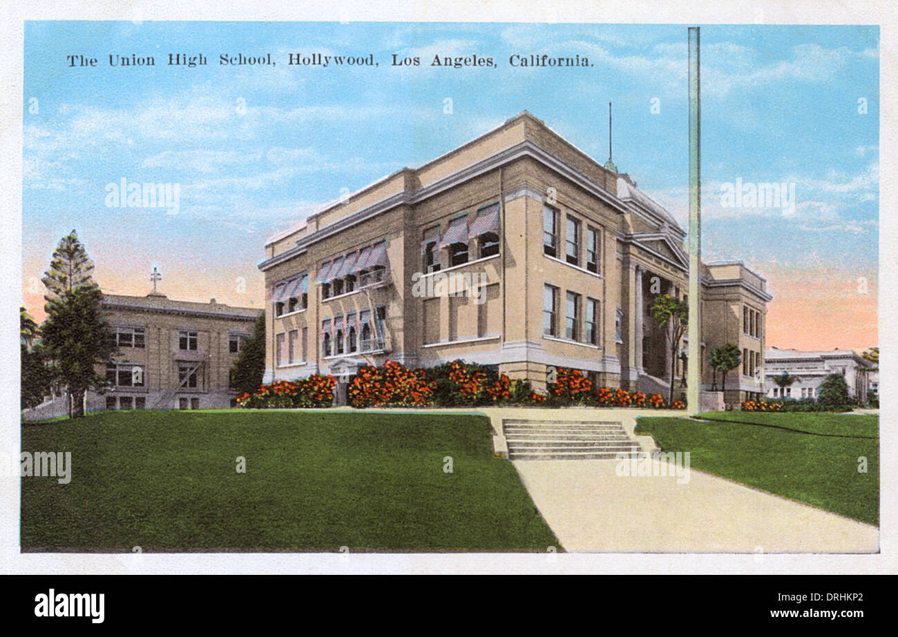 Union High School, Hollywood, Los Angeles Stock Photo Alamy